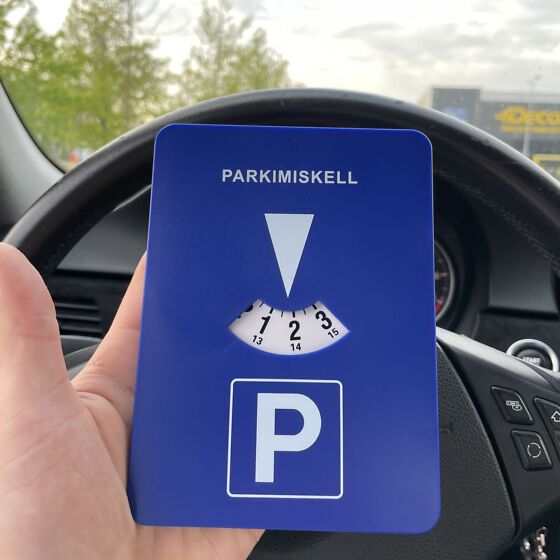 Elektrooniline parkimiskell – automaatne, patareitoitel - Ostuklikk